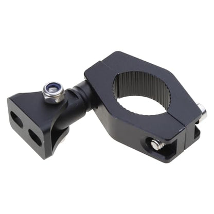 Mounting Bracket Kit LED Motorcycle Light Horizontal Tube Clamp Roof Roll Cage Holder Headlight Bracket Motorcycle Headlight Holder - color: Black
