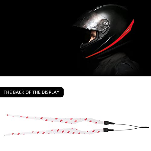 2PCS Motorcycle Helmet Light Kit,3 Mode Ride Signal LED Light Night Riding Signal Helmet Light for Motorcycle Bike Helmet,Red - color: 2pcs Red