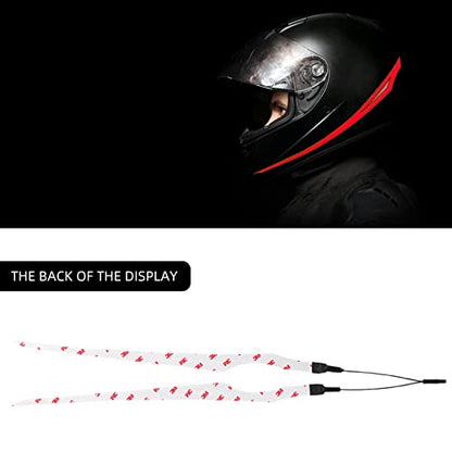 2PCS Motorcycle Helmet Light Kit,3 Mode Ride Signal LED Light Night Riding Signal Helmet Light for Motorcycle Bike Helmet,Red - color: 2pcs Red