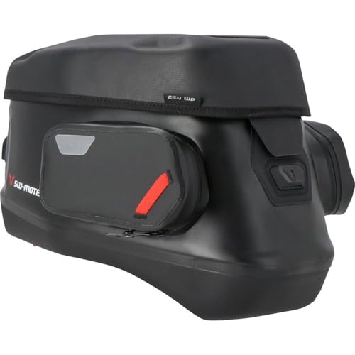 SW-Motech Motorcycle Rear Bag Rack Pack, 36-45 Litres, Black/Grey, Ballistic Nylon