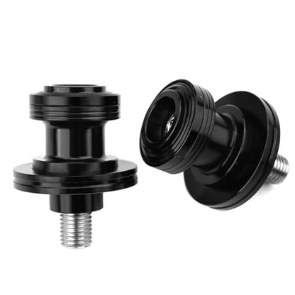 Compatible with 450MT 450NK 450SR 800MT 675SR-R 675SR 700CLX 650GT 800MT-X 650NK Motorcycle M10 Swingarm Spools Rear Stand Screws Sliders (Black) - color: Black