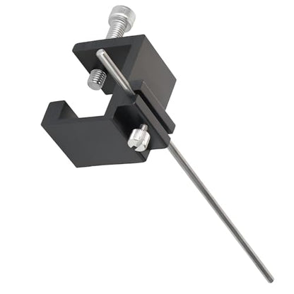 Precisely Motorcycle Chain Adjuster Aluminum Alloy Quick Accurate Alignment Tool for Smooth Riding Chain Adjuster Universals - color: Black