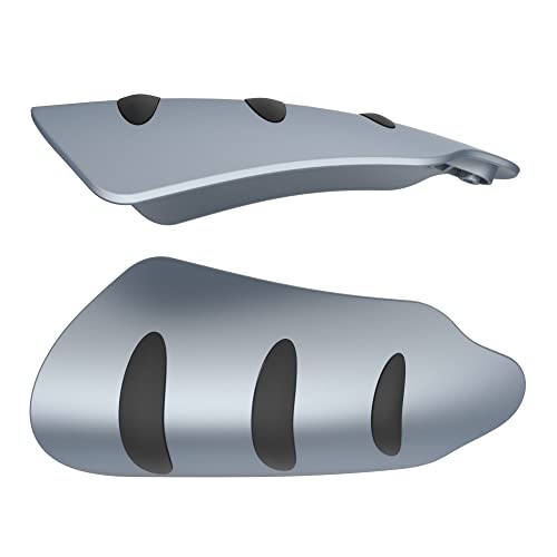 US Stock Advanblack Color Matched Hand Guard For Harley Touring & Softails - color: Baracuda Silver Denim