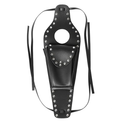 Motorcycle Leather Tank Chap Cover Panel Pad Bag For Harley Davidson 883 1200 XL Sportster, Black