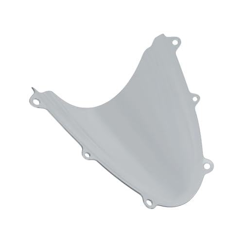 Motorcycle Windscreen Windshield Replacement for Suzuki GSXR600 GSXR750 GSXR 600 GSXR 750 2011-2025 GSX-R600Z GSX-R750Z 2022 2023 2024 2025 PC Windscreen Double Bubble (Titanium) - color: titanium