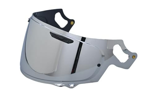 RX7X Replacement Motorcycle Helmet Shield Compatible with VAS-V MAX Corsair-X Signet-X Quantum-X DT-X - color: Silver
