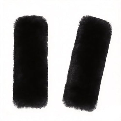 Soft & Cozy Australian Sheepskin Car Seat Belt Covers,2 Pack Fluffy Seatbelt Pads, Genunie Sheepskin Fur Shoulder Straps Cushions for Adults Kids Women and Men (Dark Grey) - color: Dark Grey