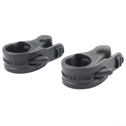 Motorcycle Throttle Assist Wrist Rest Control Grip Handlebar Mount Rubber Anti Fatigue Cruise Control Grip for Long Distance Riding Black 130x35mm 2 Pack