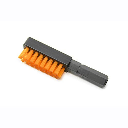 Prestacycle Chain Cleaning & Lubricating Brush Specialty Bit, Converts Prestacycle Bits Tools into Compact Micro Brush for Bike Chains, Cogs & Tight Spaces, Portable Bike Maintenance Accessory