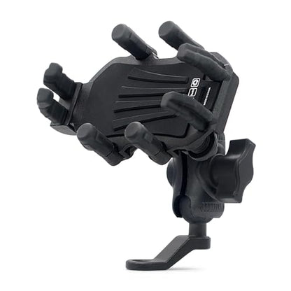 Motorcycle Phone Mount Holder with Vibration Dampener, 360° Adjustable M8 Ball Head (Rearview Mirror Mount) - size: Rearview Mirror Mount