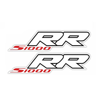 Awonderful Motorcycle S1000RR Fairing Decal Sticker for S1000RR 2009-2014 - Fairing Side Section Decal Sticker (White and Red) - color: White and Red