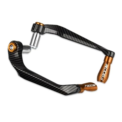 Motorcycle Lever Guard, Motorcycle Accessories Aluminum for B&MW F900XR F900R F900 R F900 XR 2020 2021 2022 Levers Guard Brake Clutch Handlebar Protector - color: F900XR LOGO-05