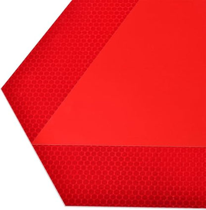 Kichwit Slow Moving Vehicle Triangle Sign, 15.6" x 13.6", Reflective Plastic Safety Sign for Golf Cart Farm Tractors - style: Plastic