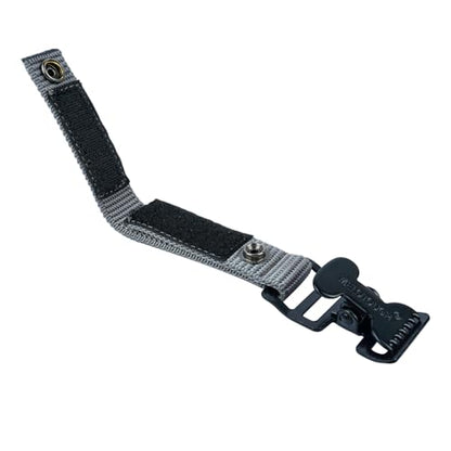 MELOTOUGH Firefighter Glove Strap | Work Glove Holder Clip with Glove Leash Swivel Snap Hook,Alligator Clip - color: Grey