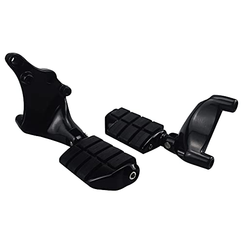 Rear Passenger Footpegs Foot Rests Pedal Mount Fits for Harley Sportster 883 1200 2014 2015 2016 2017 2018 2019 2020 2021 2022,Black - color: Black For Lion Paw Style