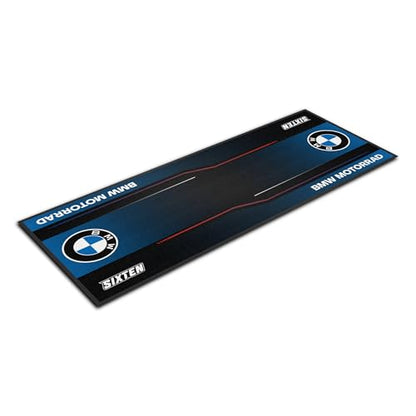 SIXTEN BMW Marker Motorcycle Mat 94.5 x 37.4 in - Eco-Friendly Garage and Paddock Mat - Washable, Oil Absorbent and Eco-Friendly - Motorcycle Protection Mat