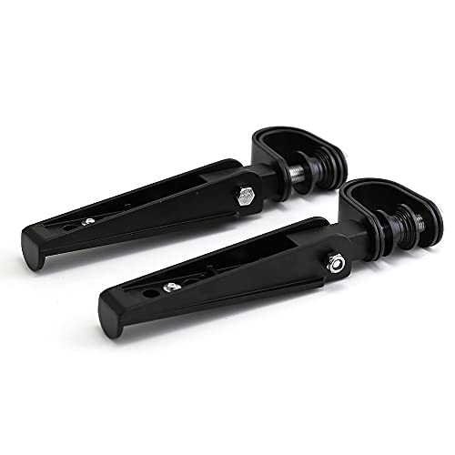1”-1.25"(25mm-32mm) Universal Motorcycle Foldable Highway Antivibrate Engine Guard Crash Bars Foot Pegs for Harley Electra Glide Road King Street Glide (black) - color: black
