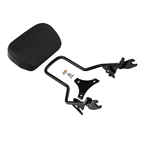 TCT-MOTORPARTS Black Detachable Backrest Sissy Bar Luggage Rack Docking Hardware Kits Fit for Harley Road King Glide treet Glide 2009-2013 - color: Black #5(2009-2013)
