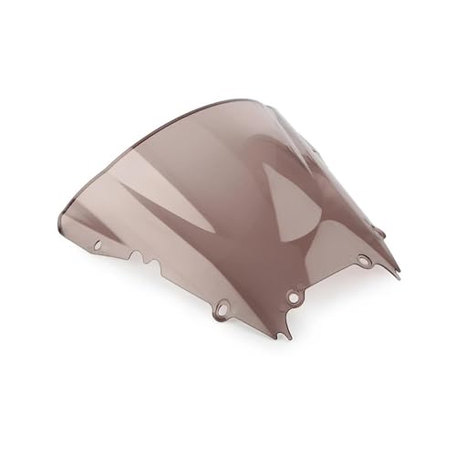 Windshield Screen YZF-R6 1998-2002 Motorcycle Double Bubble Windshield Windproof ABS Windscreen for Yam&aha YZF R6 600 1998 1999 2000 2001 2002 - color: Tan