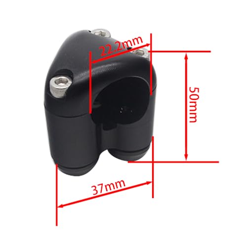 Universal 3 Buttons CNC Hand Control Momentary Switch Micro Switch, for 7/8 Inch 22mm Bars Handlebar Bobber Cafe Racer Chopper (Black) - color: Black, size: 7/8 Inch