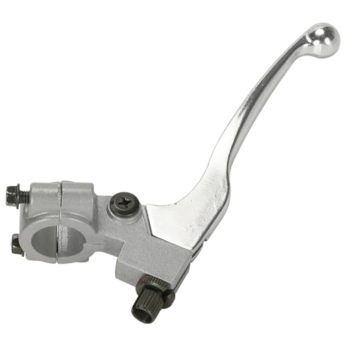 HIAORS Silver Brake Clutch Handle Lever for CT100U CC100X Mini Trail Bike 98cc 3HP 196cc 200cc Extreme Mini Bike 22mm 7/8" Handler bar Parts - color: Silver