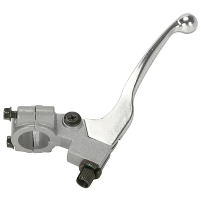 HIAORS Silver Brake Clutch Handle Lever for CT100U CC100X Mini Trail Bike 98cc 3HP 196cc 200cc Extreme Mini Bike 22mm 7/8" Handler bar Parts - color: Silver