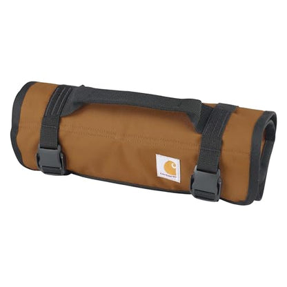 Carhartt Utility Roll Organizer, Durable, Water-Resistant Tool Roll, Carhartt Brown, 16 Pocket - color: Carhartt Brown, size: 16 Pocket