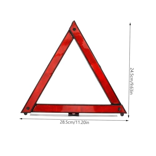 CANIGHT 3pcs Car Emergency Tool Reflective Roadside Safety Triangle Warning Triangle Road