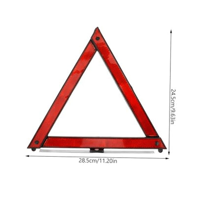 CANIGHT 3pcs Car Emergency Tool Reflective Roadside Safety Triangle Warning Triangle Road