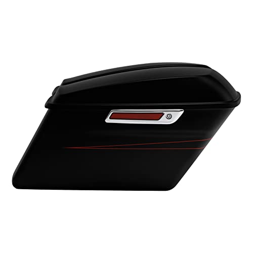 HR3 15-16 Black Denim Hard Saddlebags Compatible with 2015-2016 Road Glide Special FLTRXS Street Glide Special FLHXS (Replace for OEM) Fit for 2014-2023 Harley Touring Models - color: Black Denim Special