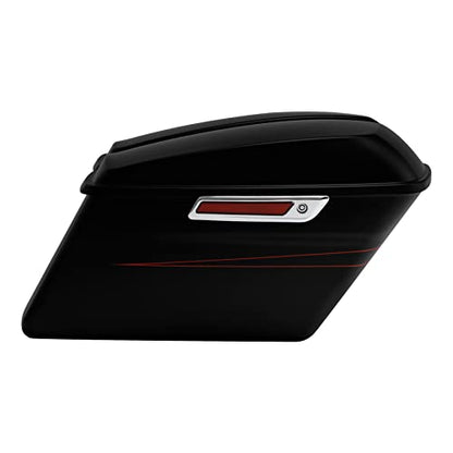 HR3 15-16 Black Denim Hard Saddlebags Compatible with 2015-2016 Road Glide Special FLTRXS Street Glide Special FLHXS (Replace for OEM) Fit for 2014-2023 Harley Touring Models - color: Black Denim Special