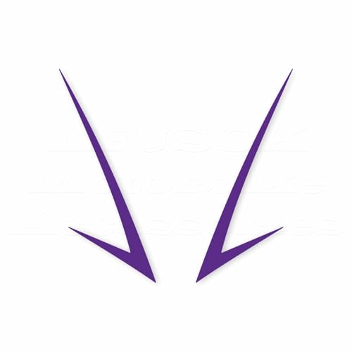 Motorcycle Front Fairing Reflective Sticker Decals,Purple | Compatible with Yamaha YZF R25 R3 2019-2022 - color: Purple
