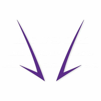 Motorcycle Front Fairing Reflective Sticker Decals,Purple | Compatible with Yamaha YZF R25 R3 2019-2022 - color: Purple