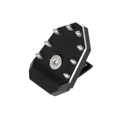 KLR650 Brake Pedal Black Rear Foot Extension Pedals Motorcycle Rear Pedals Footbrake Lever Pedal Enlarge Extension Pad Aluminum Alloy Compatible With KLR650 2008-2025 - color: Black
