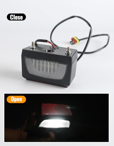 LED License Plate Light for Can-Am Spyder F3 All Models 2015-2024, LED Rear Fender Signal Light Kit for Can-Am Spyder F3, RS ST 2013-2024 Accessories, Replace for #710003348