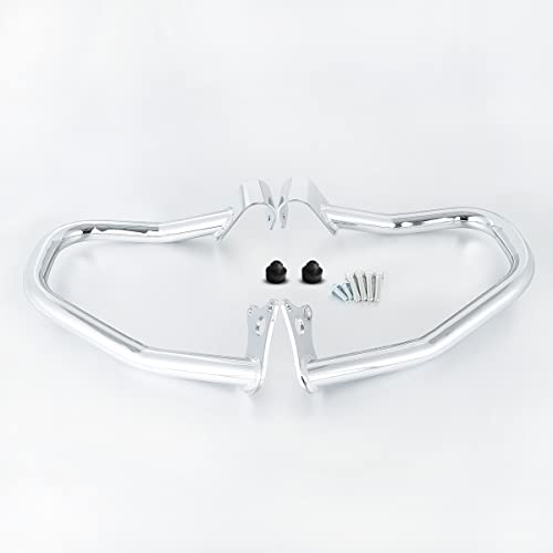 TCT-MOTORPARTS Engine Guard Highway Crash Bar Kit Fit for Indian Scout Sixty 2016-2024, Scout Bobber Twenty ABS 2022 (Repl 2881756-156) Chrome - color: Chrome