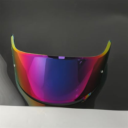 Neotec 2 Helmet Visor Replacement.CNS-3 Motorcycle Helmet Shield UV Protection Compatible with Neotec 2 (Revo Rose Red+Anti Fog Film) - color: Anti Fog Film+revo Rose Red
