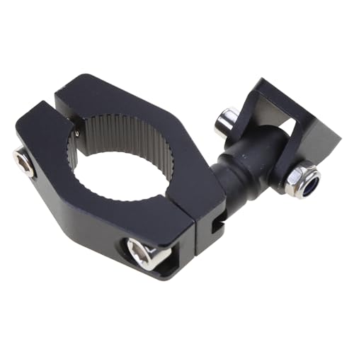 Mounting Bracket Kit LED Motorcycle Light Horizontal Tube Clamp Roof Roll Cage Holder Headlight Bracket Motorcycle Mounting - color: Black