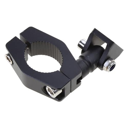 Mounting Bracket Kit LED Motorcycle Light Horizontal Tube Clamp Roof Roll Cage Holder Headlight Bracket Motorcycle Mounting - color: Black