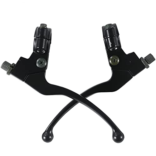 Stylemafia Left Right 7/8" 22mm Clutch Brake Handle Levers Perch Compatible with Honda XR80 XR100 CRF70 CRF80 CRF100 Pit Dirt Motor Bike Motocross