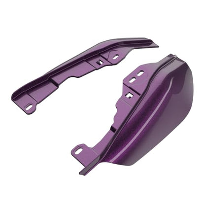 Advanblack 2025 Road Glide Mid Frame Air Deflectors Heat Shields Deflector for Harley Touring '09-'25 Harley RG, Street Glide, Road King (Poison Berry) - color: Poison Berry