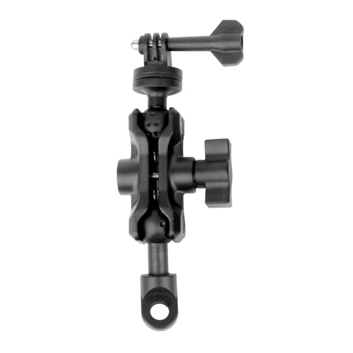 Bike Motorcycle Camera Mount Bundle Kit, 1/4 Screw & Tripod Mount Adapter, 360°Swiveling Ball Head Base -Rotating Ball Head Clamp Arm for lnsta36o X5/X4/X3/X2, Rearview Mirror(0.39“) 75014 - style: 10MM Rearview mirror