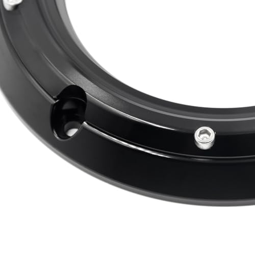 Transparent Derby Cover，New Hardware Kit Included for Harley Bagger/Touring Road Glide、Street Glide、Road King 、Trikes 2017-2026 (Black) - color: Black