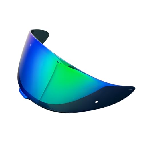 Shoei RF1400 X15 Helmet Visor Replacement Shield, Anti-Fog Sun Shield Accessory Compatible with RF-1400, X15, CWR-2, Z8, X-SPR PRO(Phantom Green) - color: Phantom Green