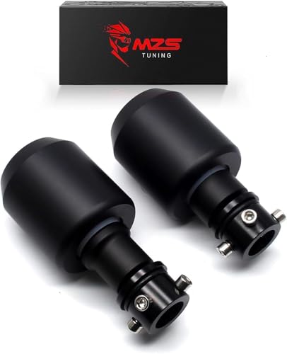 MZS Motorcycle Frame Sliders, Falling Anti Crash Protector Guards No Cut Kits CNC Black Compatible with ZX4R ZX4RR 2023-2025 / ZX25R 2021-2022
