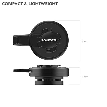 Rokform – Universal Motorcycle Mount Vibration Dampener, for Motorcycle and Bike Phone mounts, for iPhone, Samsung, & Pixel Twist Lock Cases (Black)