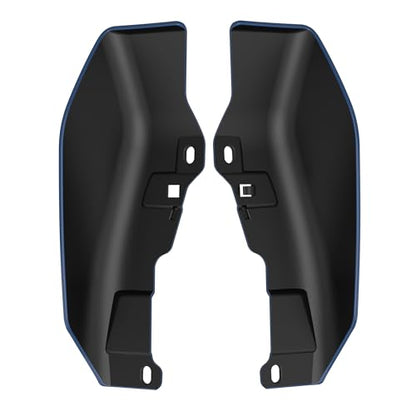 Mid Frame Air Deflectors Heat Shield Fit for Harley Touring 2009-2026 Billiard Blue - color: Billiard Blue