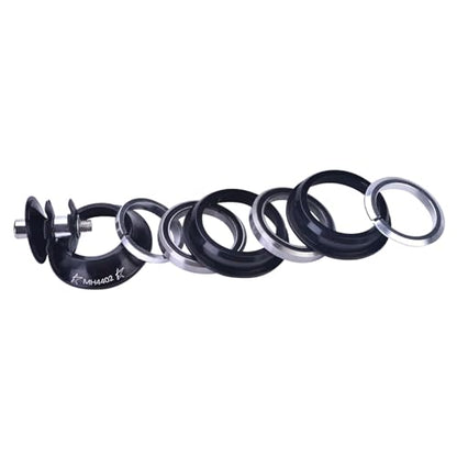 Zerodis Headset to Extend Durability Suitable for Most with 44mm Headtube (Black) - color: Black