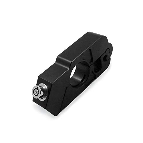 BAIONE Motorcycle Grip Lock Handlebar Throttle Security Lock Anti-Theft Scooters fit for ATV Motorcycles Dirt Street Bike (Black) - color: Black