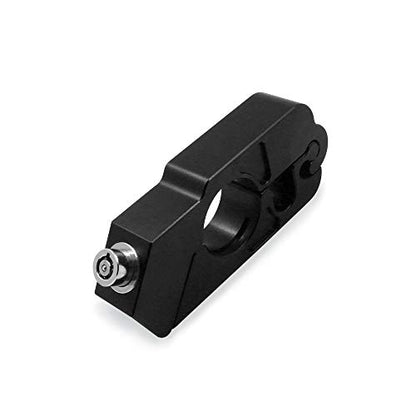 BAIONE Motorcycle Grip Lock Handlebar Throttle Security Lock Anti-Theft Scooters fit for ATV Motorcycles Dirt Street Bike (Black) - color: Black